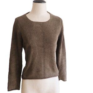 J. Jill Boat Neck Sweater in Dark Olive
